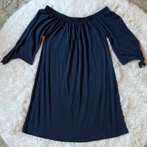 Bobeau navy dress